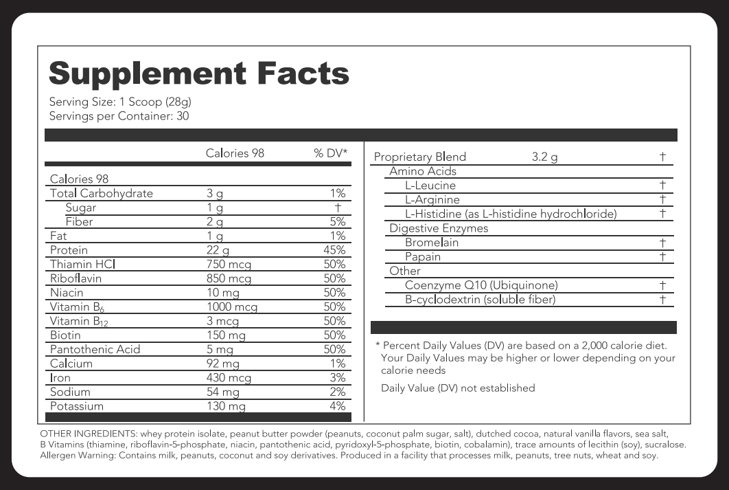 4oz PROTEIN SHOT - PEANUT BUTTER CHOCOLATE - REDUCED CARB