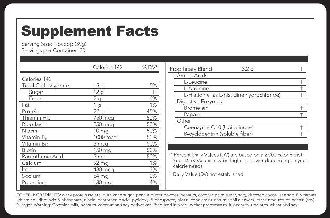 4oz PROTEIN SHOT - PEANUT BUTTER CHOCOLATE